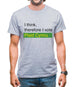 I Think, Therefore I Vote Plaid Cymru Mens T-Shirt