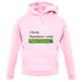 I Think, Therefore I Vote Plaid Cymru unisex hoodie