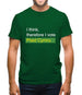 I Think, Therefore I Vote Plaid Cymru Mens T-Shirt