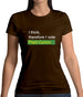 I Think, Therefore I Vote Plaid Cymru Womens T-Shirt
