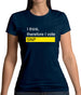 I Think, Therefore I Vote Snp Womens T-Shirt