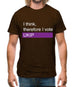 I Think, Therefore I Vote Ukip Mens T-Shirt