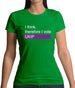 I Think, Therefore I Vote Ukip Womens T-Shirt