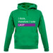 I Think, Therefore I Vote Ukip unisex hoodie
