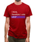 I Think, Therefore I Vote Ukip Mens T-Shirt