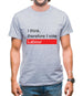 I Think, Therefore I Vote Labour Mens T-Shirt