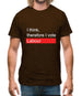 I Think, Therefore I Vote Labour Mens T-Shirt