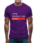 I Think, Therefore I Vote Labour Mens T-Shirt