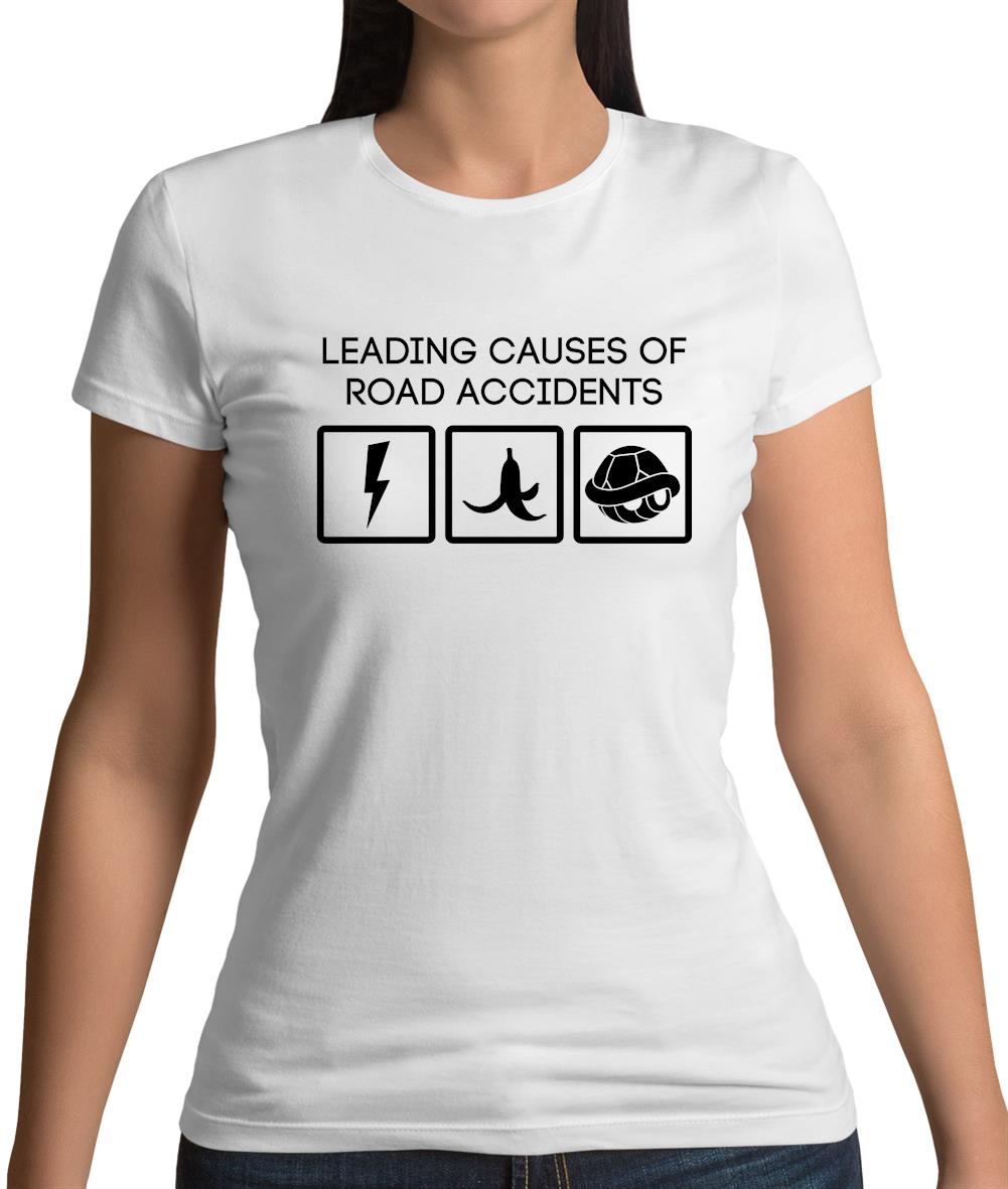 Leading Cause Of Road Accidents Womens T-Shirt