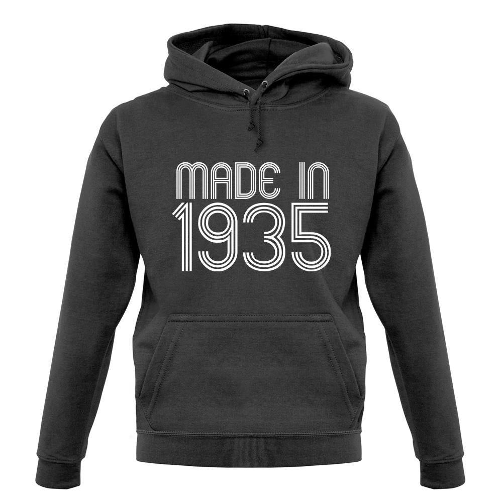 Made In 1935 unisex hoodie
