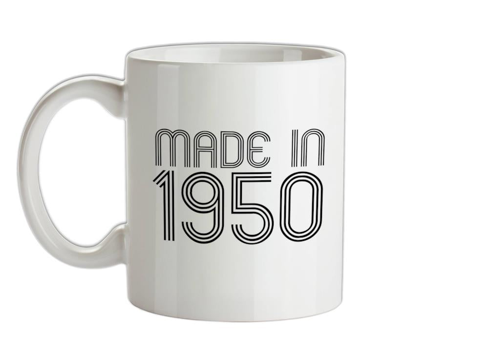 Made In 1950 Ceramic Mug