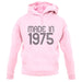 Made In 1975 unisex hoodie