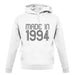 Made In 1994 unisex hoodie