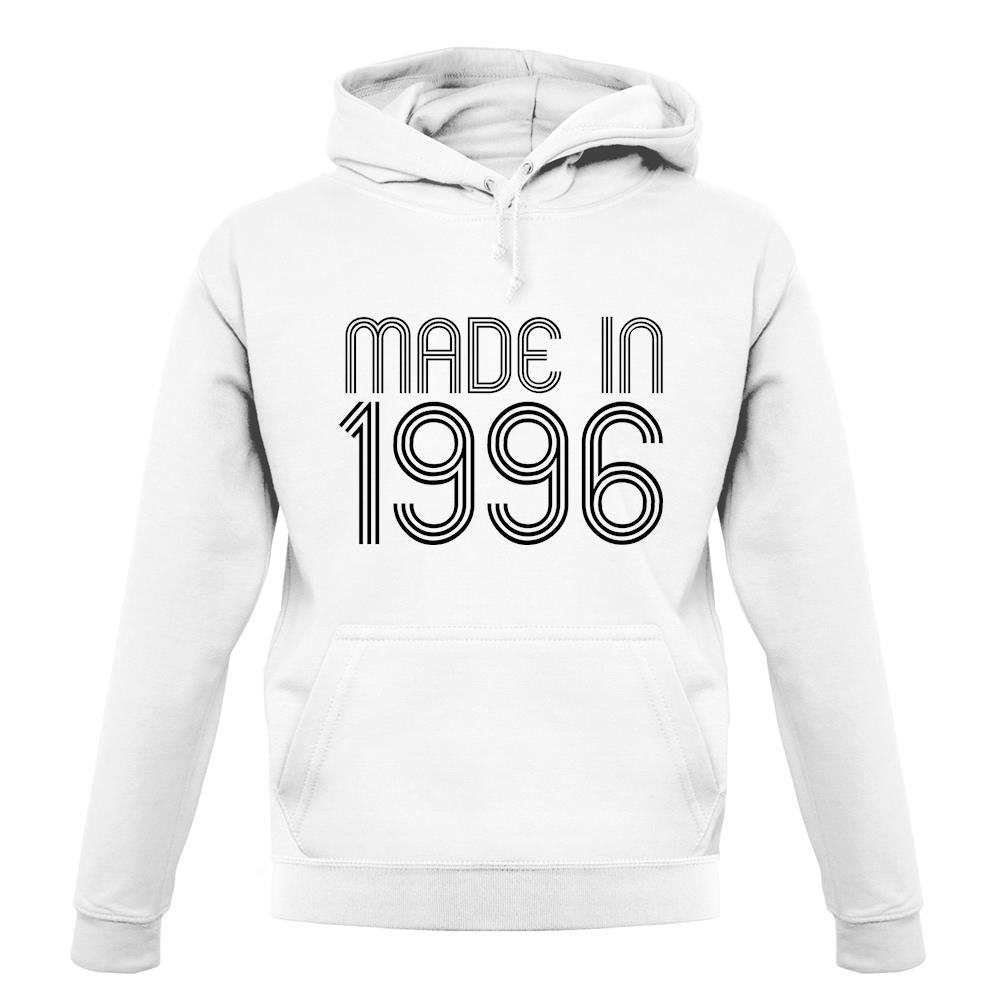 Made In 1996 unisex hoodie