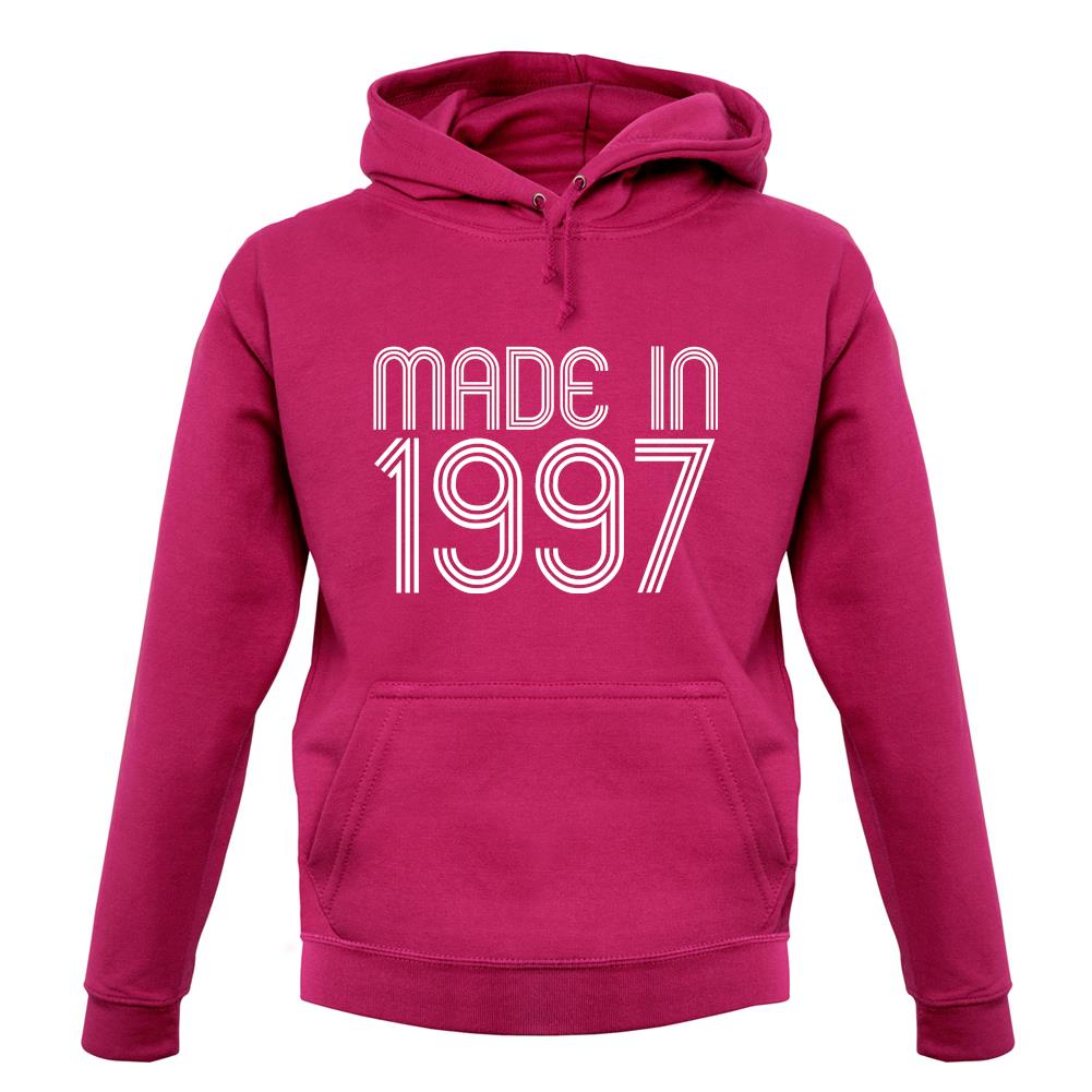 Made In 1997 unisex hoodie