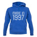 Made In 1997 unisex hoodie