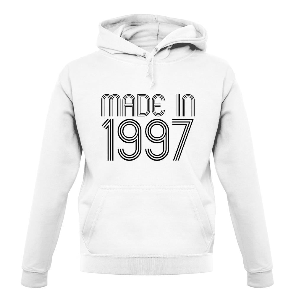 Made In 1997 unisex hoodie