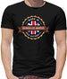 Made In Burgh-Le-Marsh 100% Authentic Mens T-Shirt