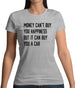 Money Can't Buy Happiness It Can Buy A Car Womens T-Shirt