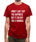 Money Can't Buy Happiness It Can Buy A Handbag Mens T-Shirt