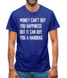 Money Can't Buy Happiness It Can Buy A Handbag Mens T-Shirt