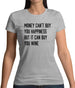 Money Can't Buy Happiness But It Can Buy Wine Womens T-Shirt