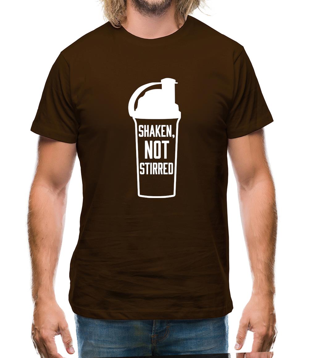 Shaken Not Stirred (Protein Shake) Mens T-Shirt