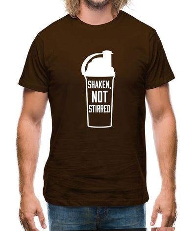 Shaken Not Stirred (Protein Shake) Mens T-Shirt
