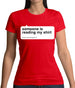 Someone Is Reading My Shirt Womens T-Shirt